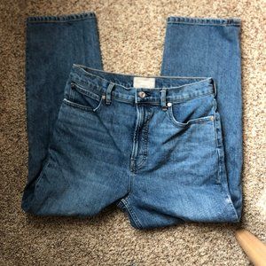 Everlane Way-High Jean in Folsom Blue